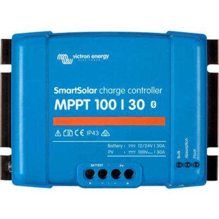 INVERTERS R US Victron Energy SmartSolar Charge Controller, MPPT 100/30, Blue, Aluminum SCC110030210